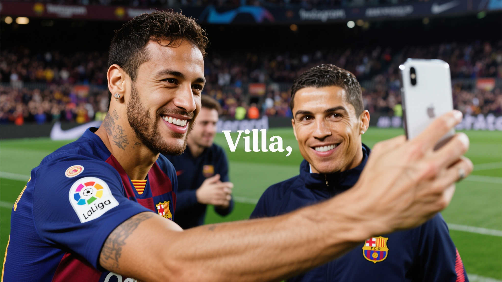 比利亚给吧友们打招呼啦:直播吧吧友们,大家好我是比利亚 许多大牌球星都选择以类似方式参与线上交流,例如内马